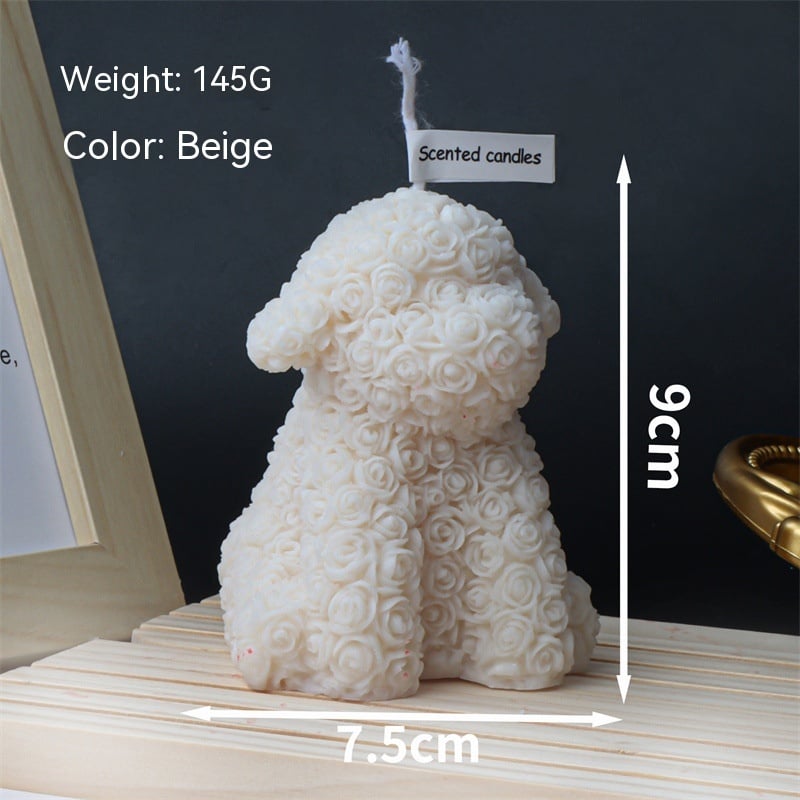 Animal Candle Soy Wax Animal Puppy Rabbit Fragrance