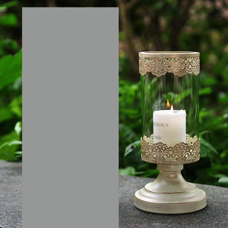 Retro Iron Candlestick Romantic Candle Stand